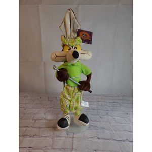 Wile E. Coyote Golf Plush Looney Tunes Acme Posable 2003 Warner Brothers
